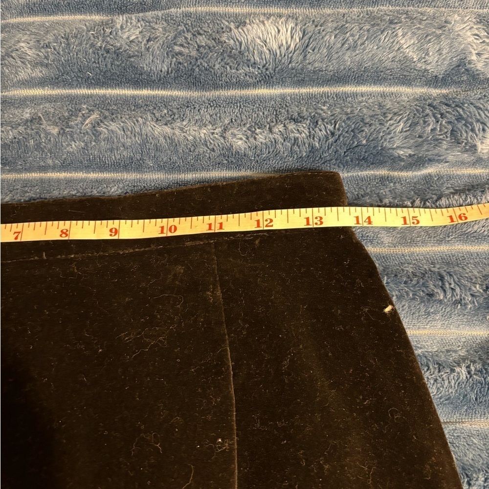 Women’s Vintage Claude velvet skirt size 9-10 - Picture 3 of 9